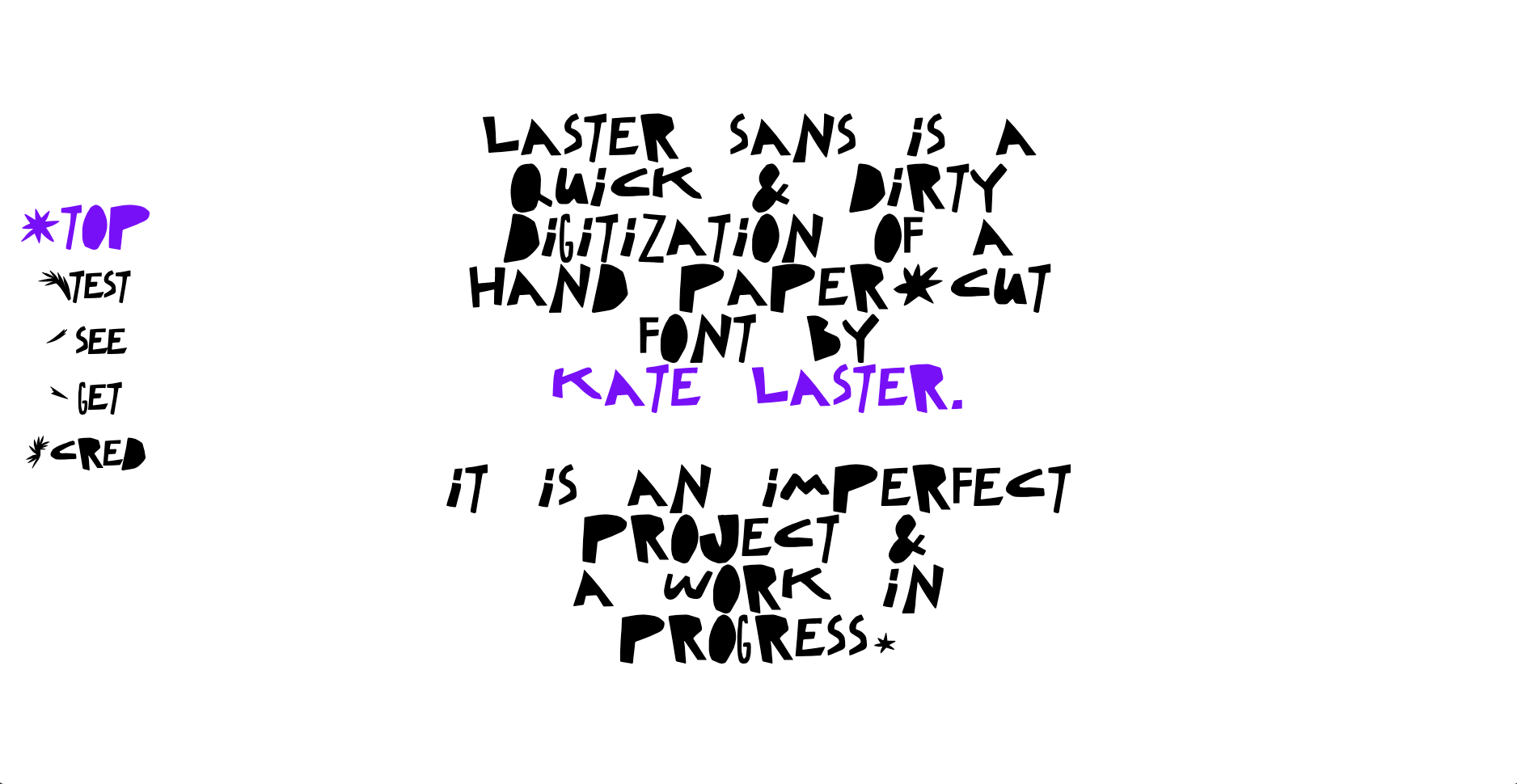 Laster Sans screenshot 1